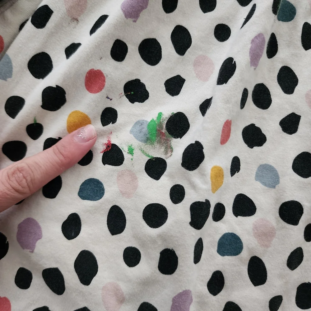 Hanna andersson paint polka dot dress 5t PLAY